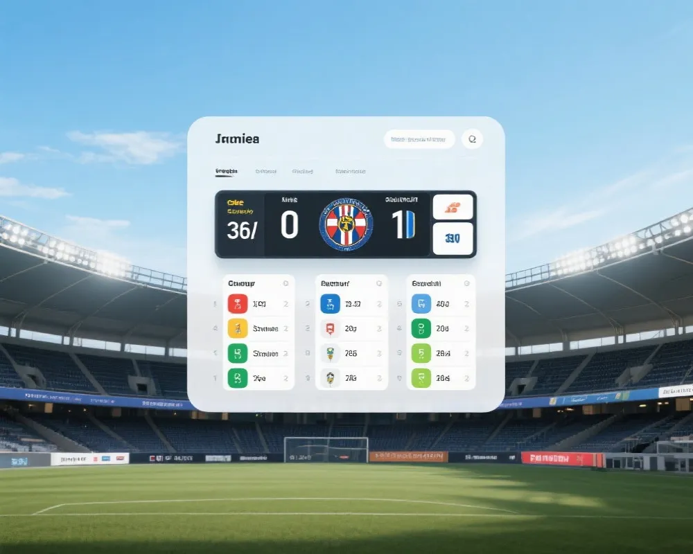 賽程與比分視覺示意