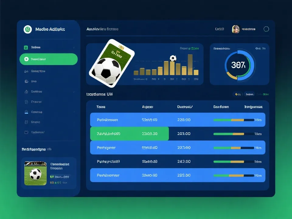 平台評測與賠率比較的數據化儀表板示意圖